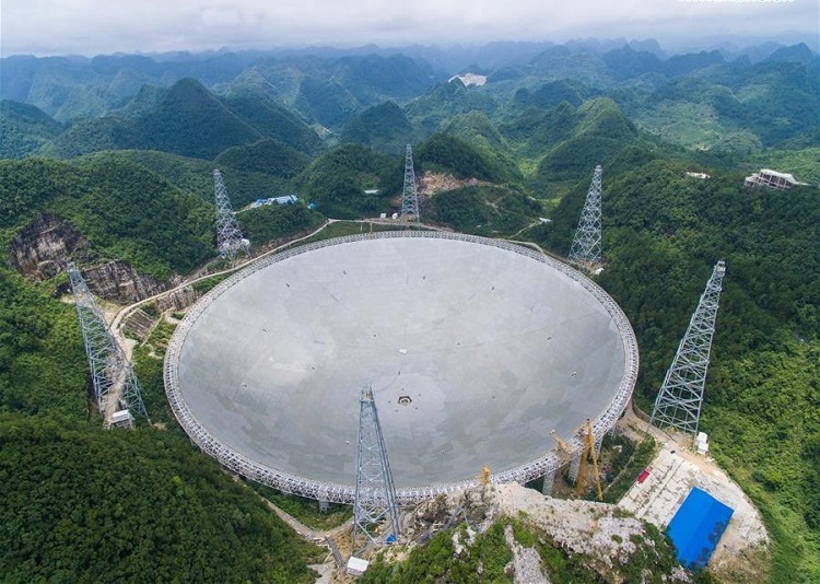 بزرگترین تلسکوب رادیویی جهان در چین