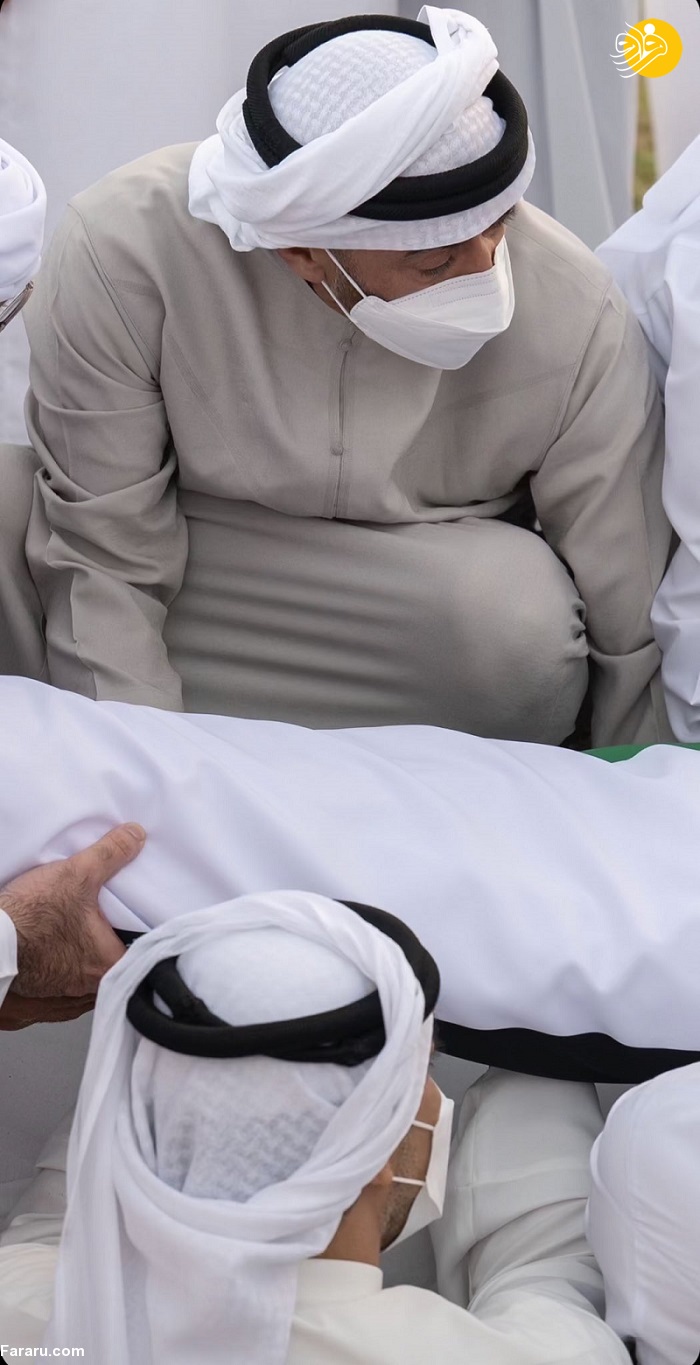 (تصاویر) تشییع و خاکسپاری رئیس امارات