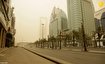 (ویدئو) طوفان گرد و غبار شدید در ریاض عربستان