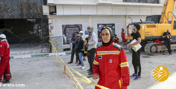 (تصویر) شهربانو منصوریان با لباس آتش‌نشانی در متروپل