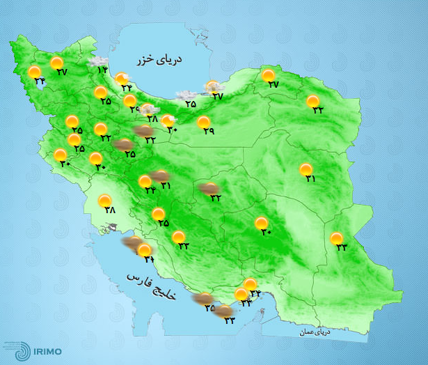 آب و هوای ایران 