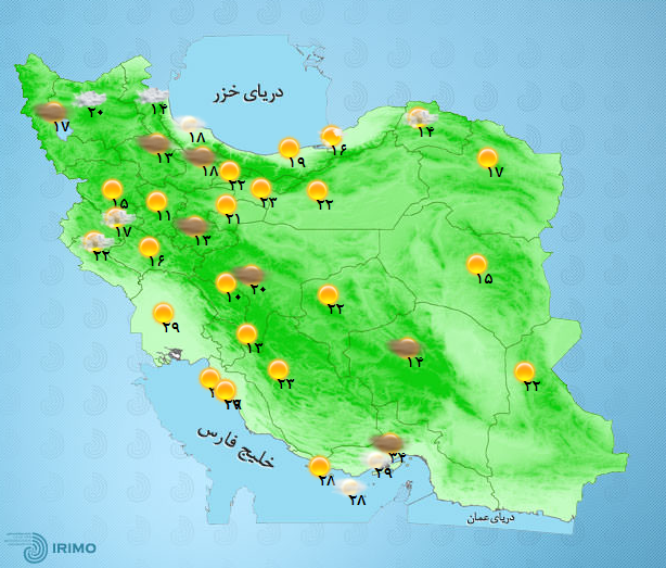 آب و هوای کشور