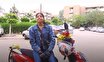 (ویدئو) زن موتورسوار و شکستن تابو با تحویل غذا