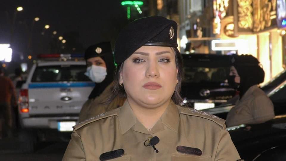 (تصاویر) گشت پلیس زن در خیابان‌های بغداد مستقر شد