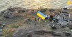 (ویدئو) اهتزاز پرچم اوکراین در جزیره مار
