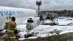 (ویدئو) سقوط هواپیمای مسافربری در پایتخت سومالی