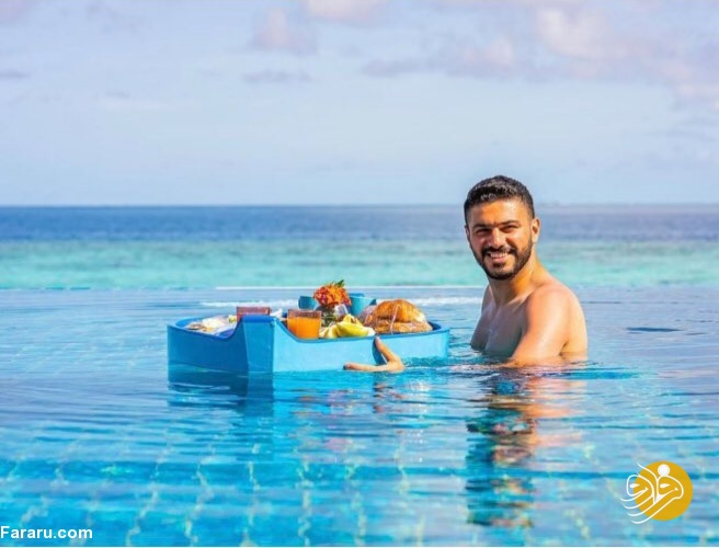 تعطیلات لوکس شایان مصلح در مالدیو