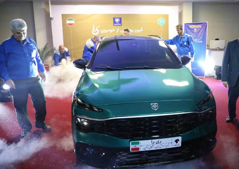 تصاویر شکار شده از داخل «ری‌را»؛ جدیدترین محصول ایران خودرو