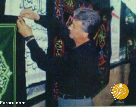 تصاویری از مرحوم ناصر حجازی در مراسم عزاداری محرم