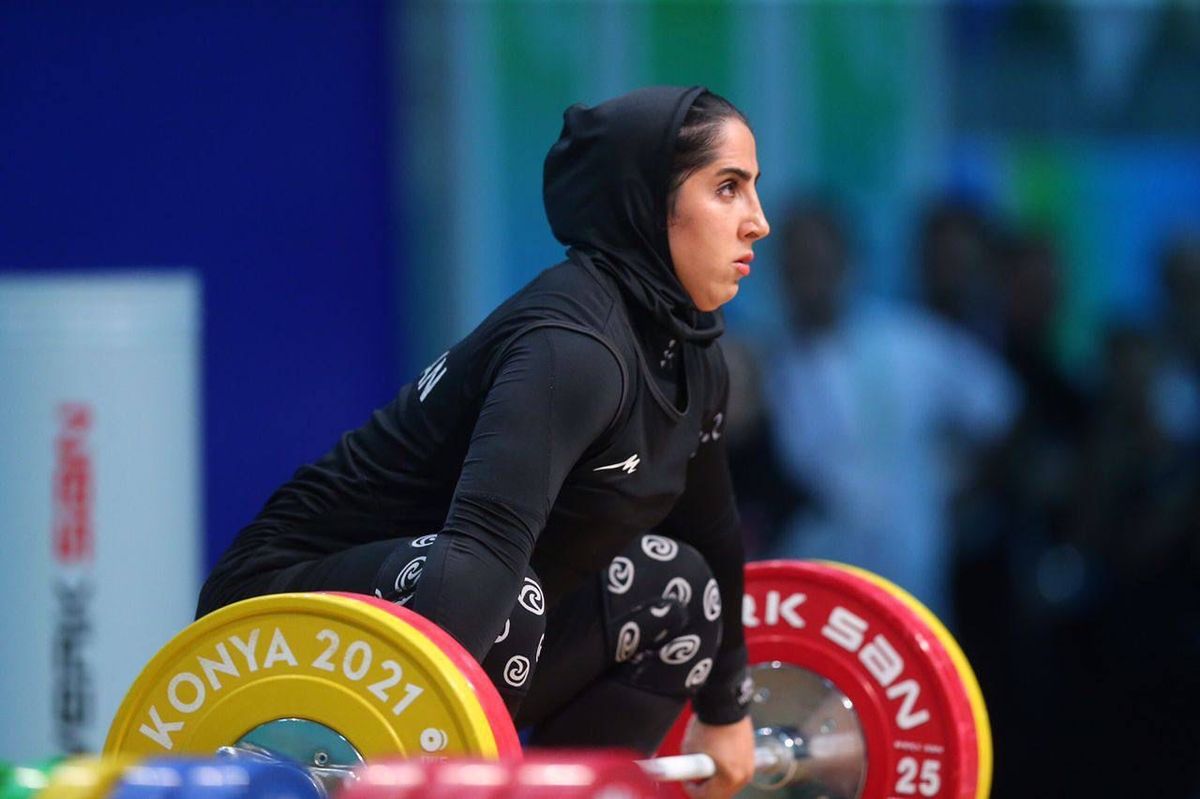 (ویدئو) نخستین طلای وزنه‌برداری زنان بر گردن الهام حسینی