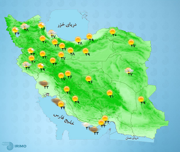 آب و هوای کشور