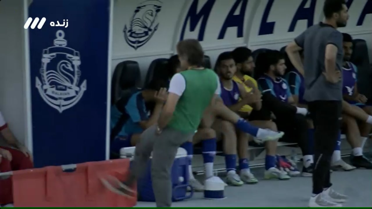 (ویدئو) خشم و عصبانیت شدید ساپینتو پس از گل اول