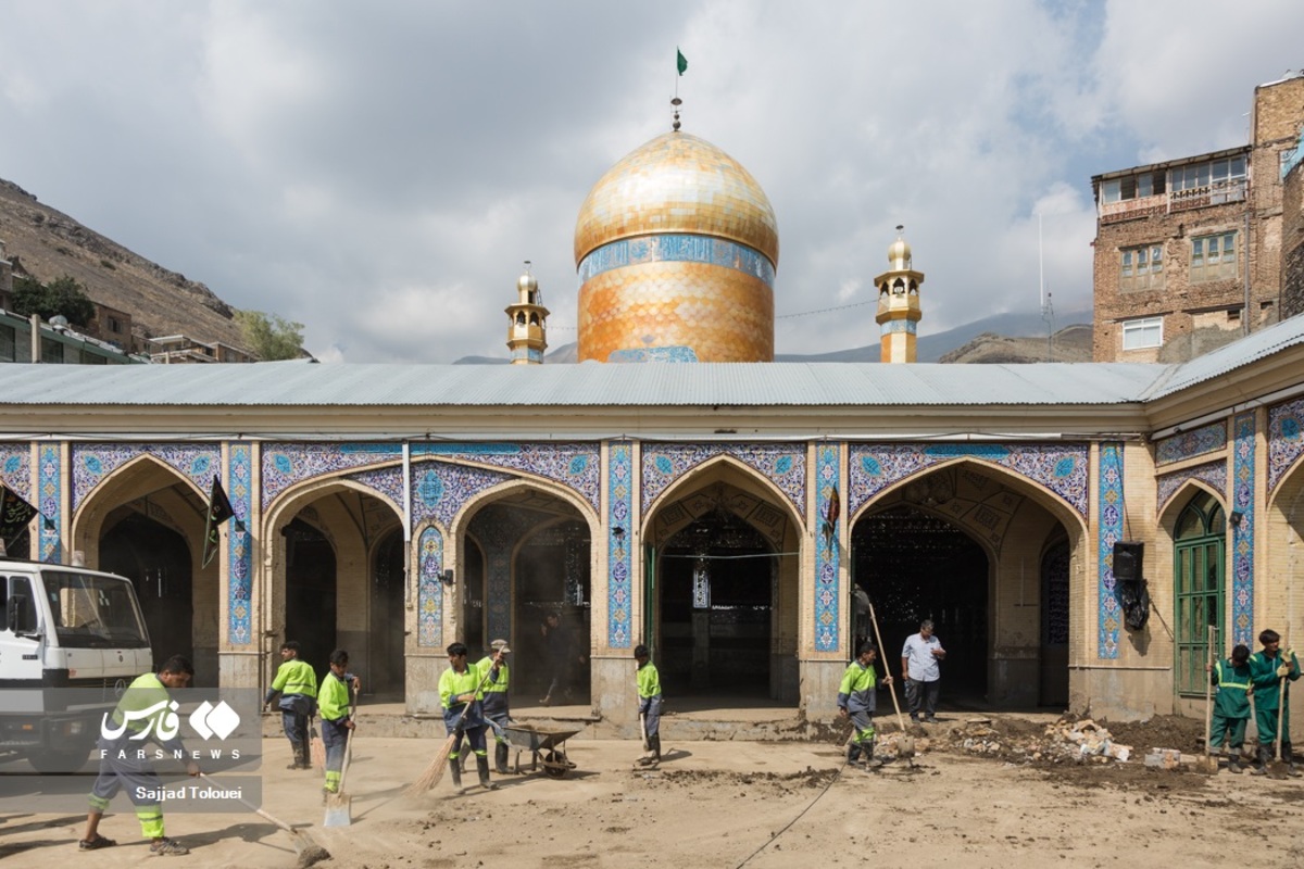 (تصاویر) سومین روز امداد‌رسانی به سیل‌زدگان امامزاده داوود