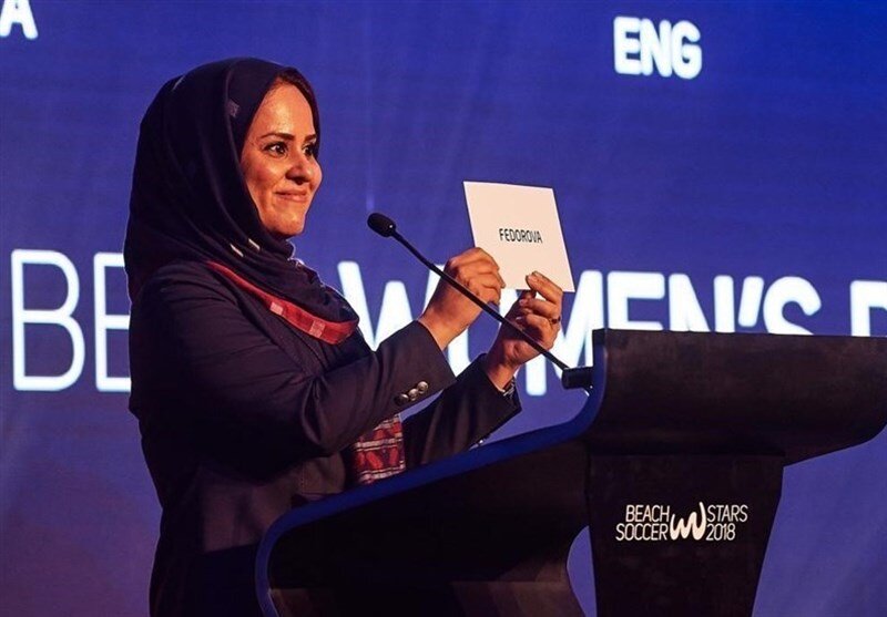 (تصویر) پریا شهریاری اولین مدیر زن ایرانی در فیفا