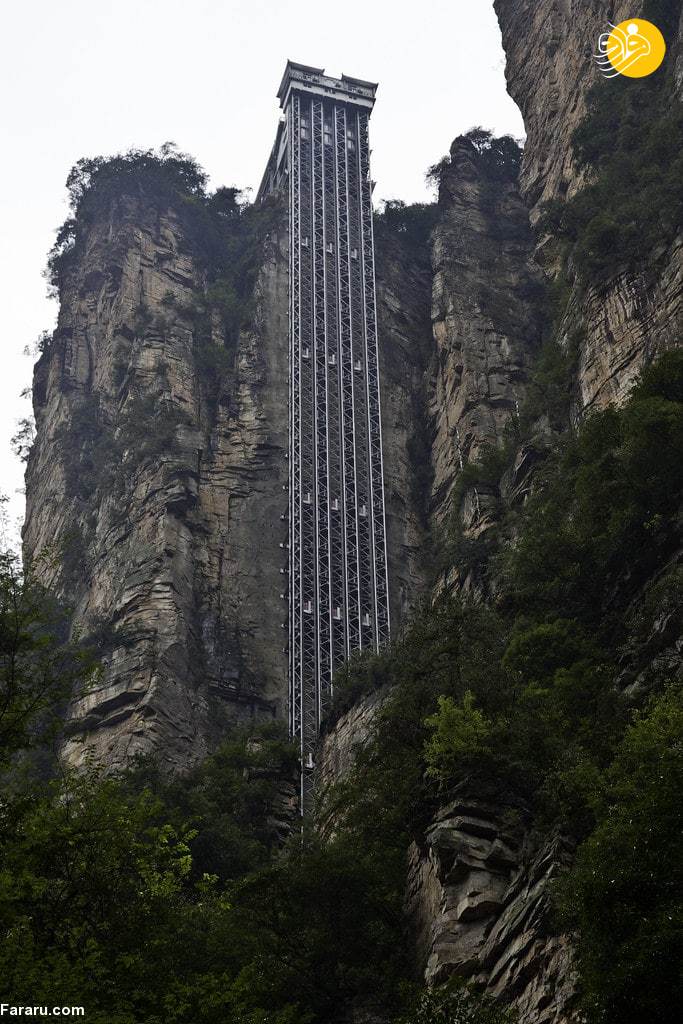 (تصاویر) بلندترین آسانسور در فضای باز جهان