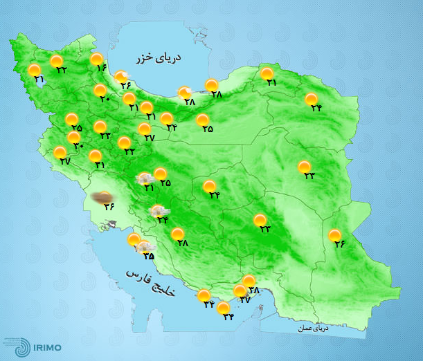 آب و هوای کشور