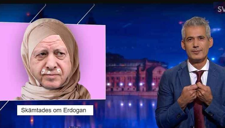 تمسخر اردوغان در یک برنامه تلویزیونی