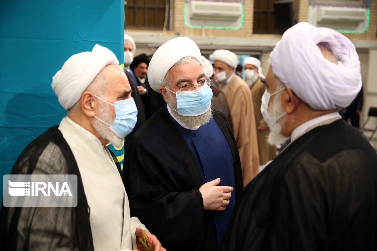 روحانی، ناطق‌نوری، لاریجانی و جهانگیری در دیدار با رهبری / عکس ها 2