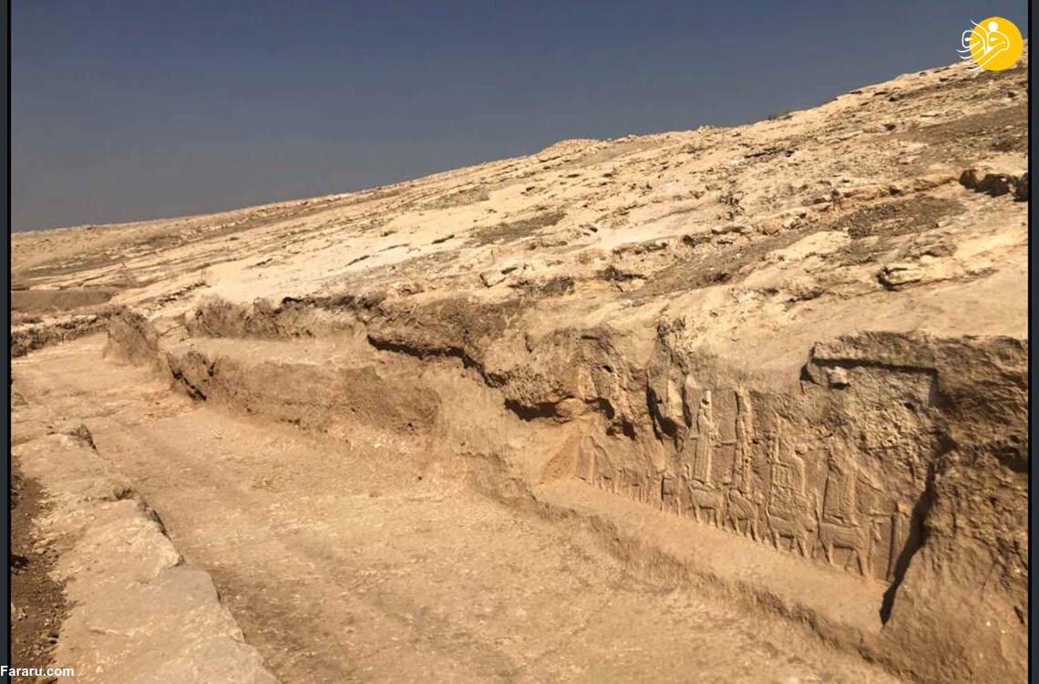 رونمایی از دیوارنگاره پادشاه مشهور آشور در عراق