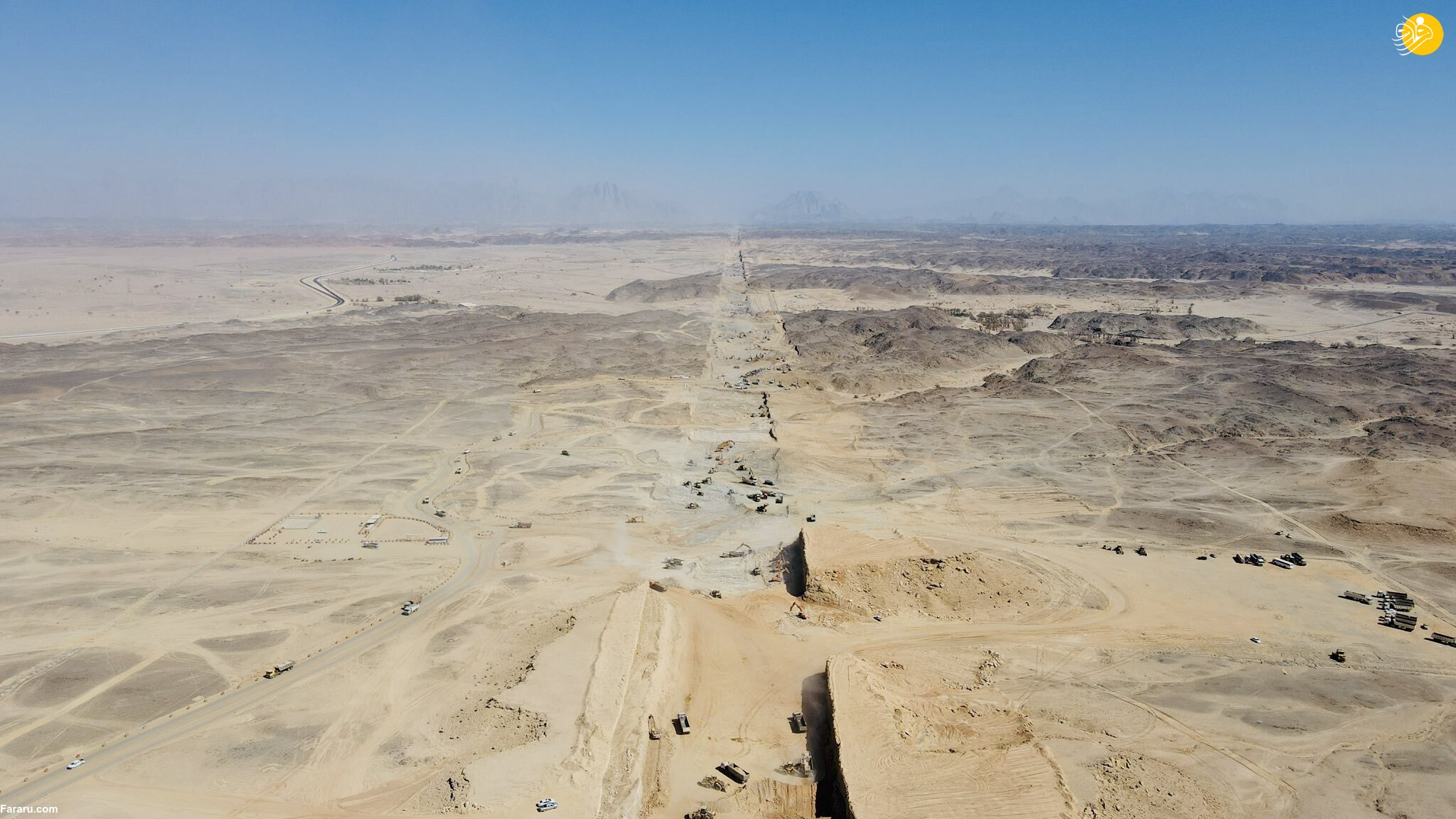 (ویدئو) آغاز ساخت طویل‌ترین شهر جهان در عربستان