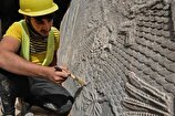 (ویدئو) کشف نقاشی‌های دیواری آشوری در موصل با قدمت ۲۷۰۰ سال