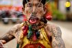 (تصاویر 16+) جشنواره وحشتناک پیروان تائوئیسم