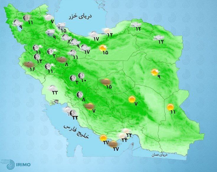 آب و هوای کشور