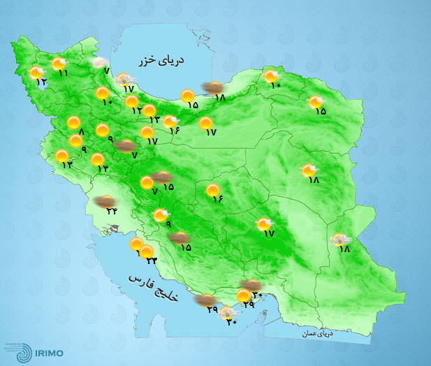 آب و هوای کشور