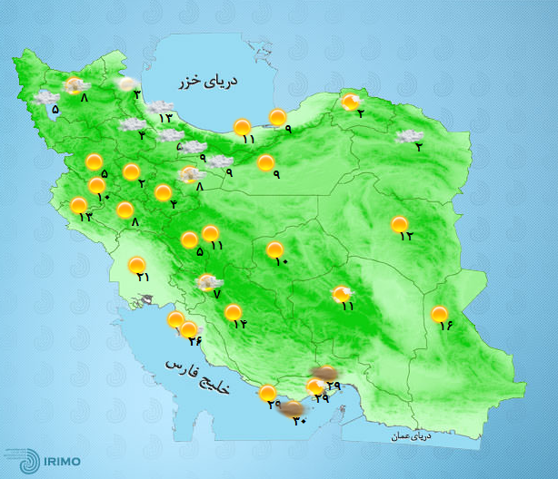 آب و هوای کشور