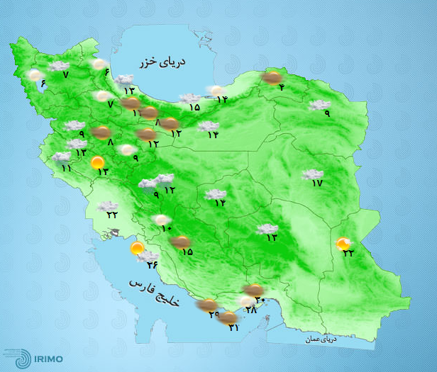 آب و هوای کشور