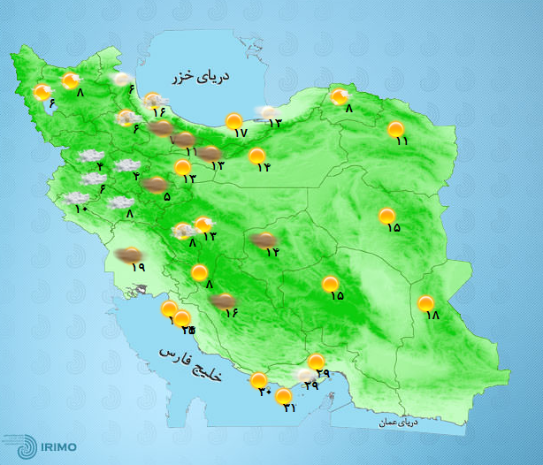 آب و هوای کشور