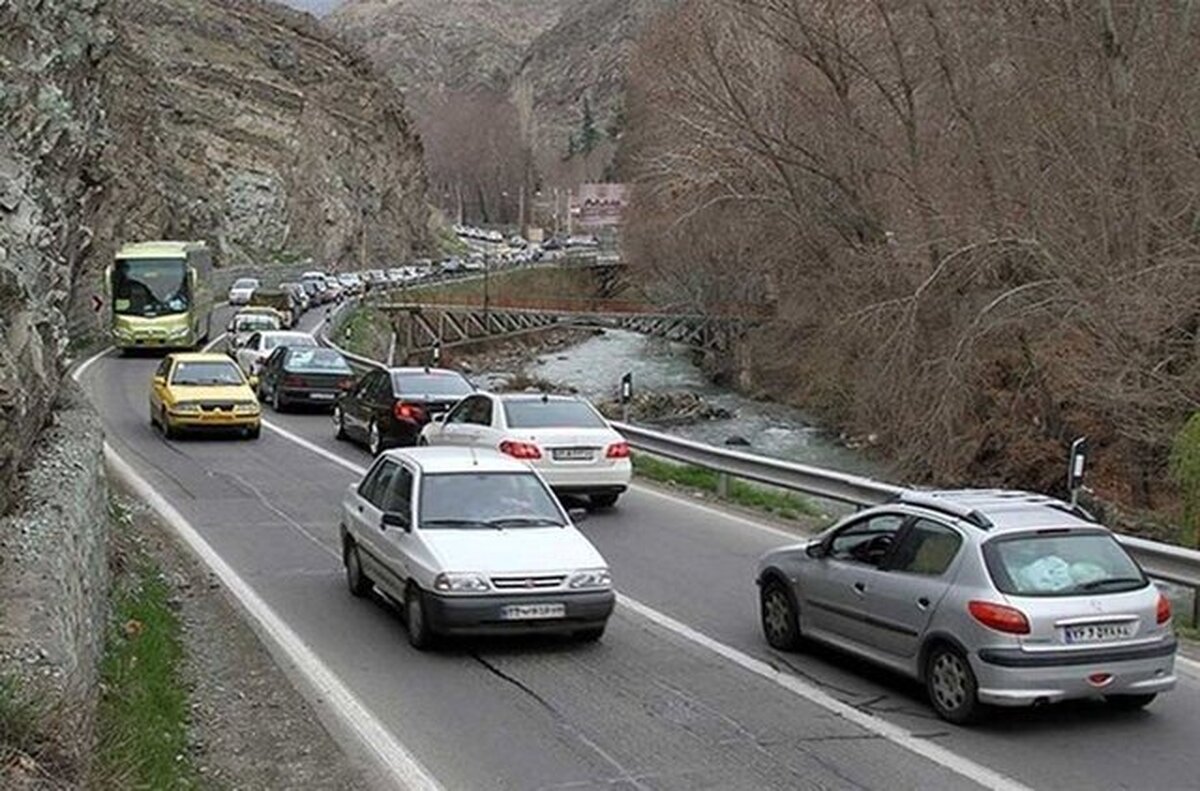 محدودیت‌های ترافیکی جاده چالوس اعلام شد