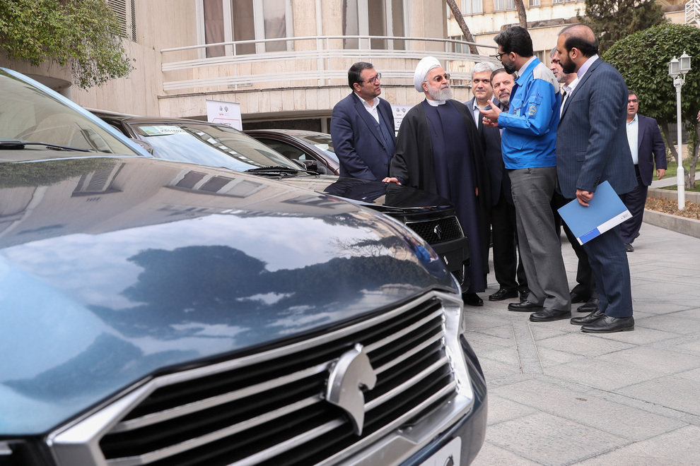 روحانی چهار خودرو تولید داخل را تست کرد