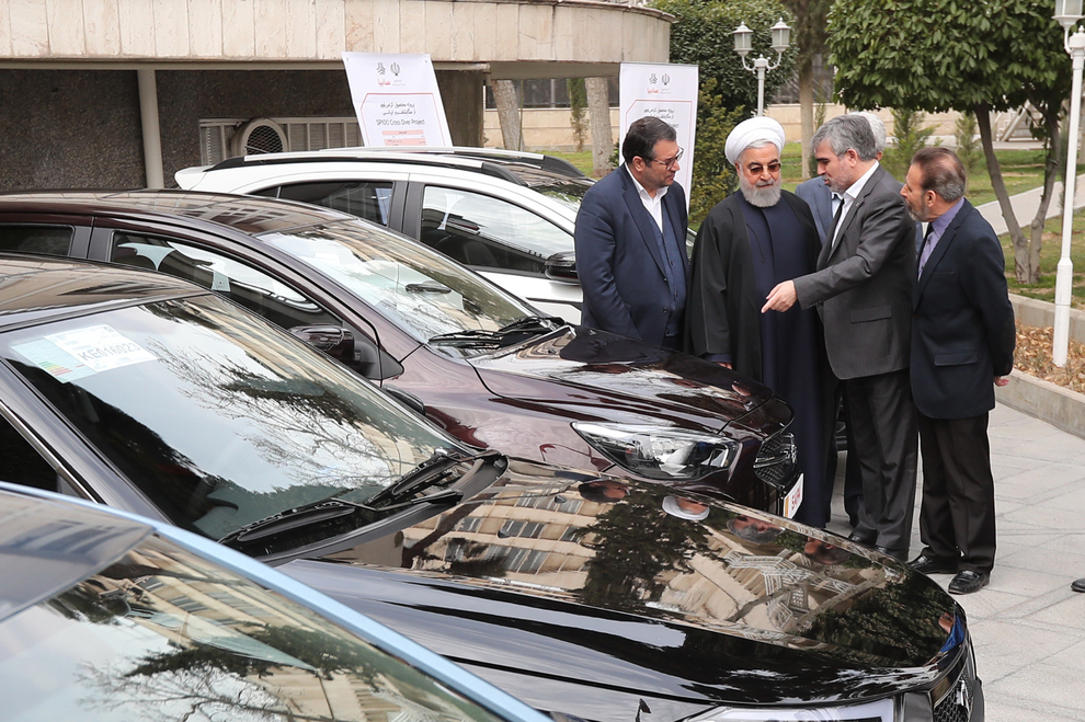 روحانی چهار خودرو تولید داخل را تست کرد