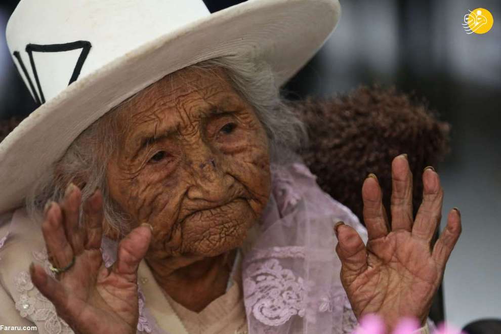خولیا فلوری کلک اهل بولیوی متولد 26 اکتبر 1900 با 119 سال سن