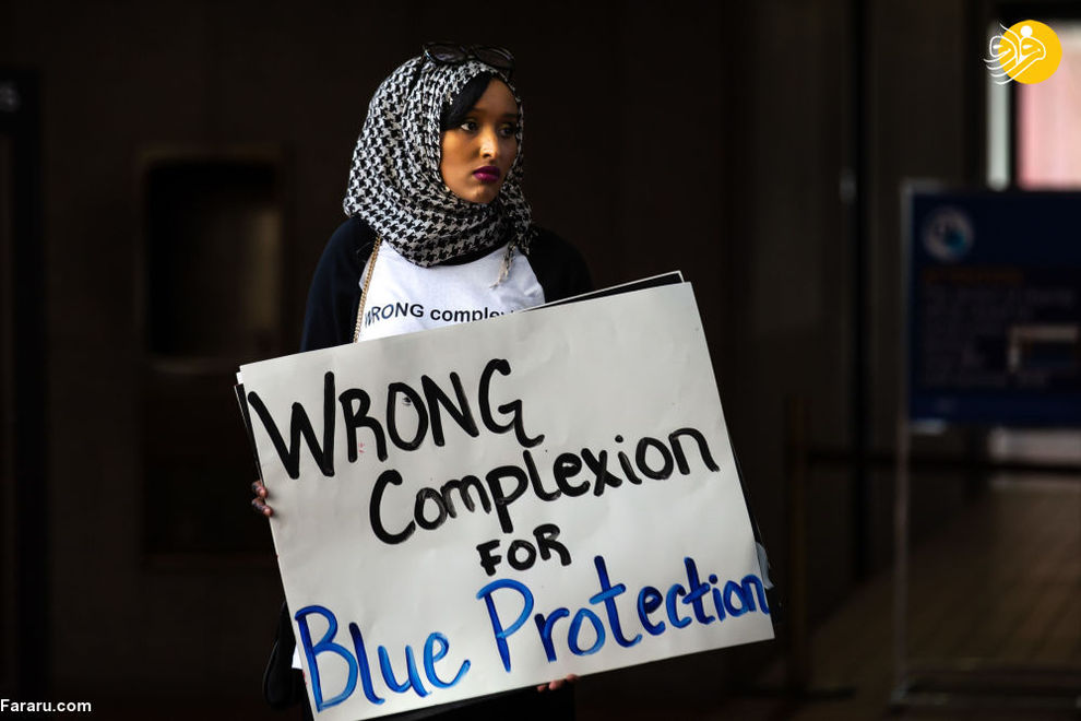 اعتراضات دختر مسلمان در مینیاپولیس، آمریکا