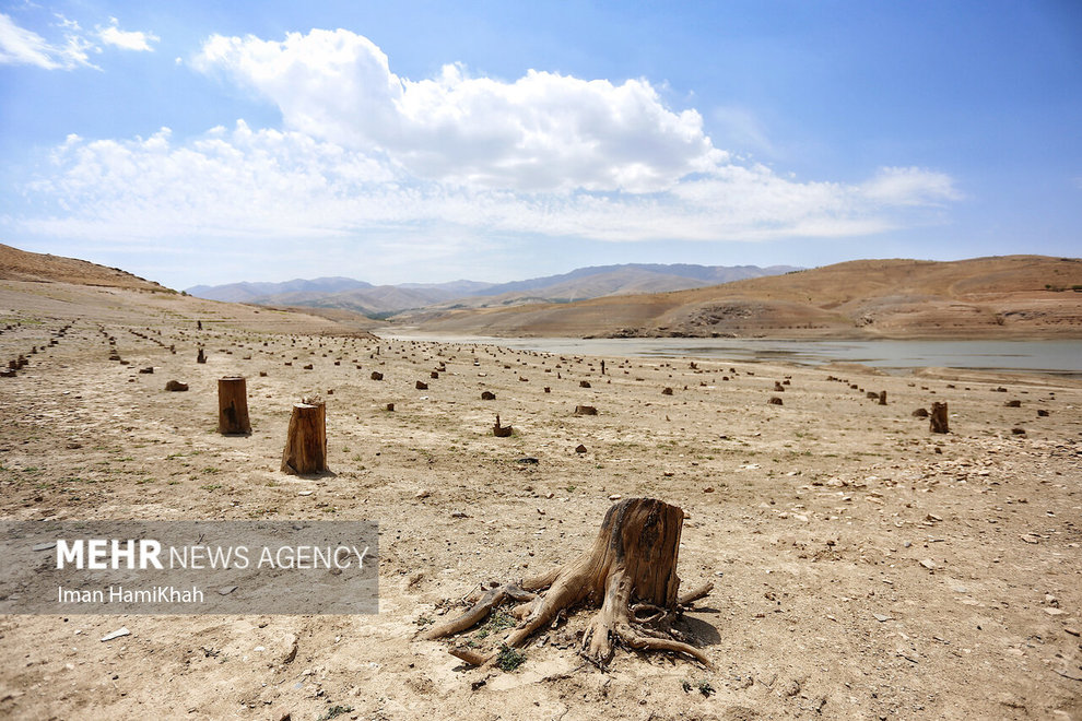 تصاویر/  وضعیت بحرانی سد اکباتان همدان