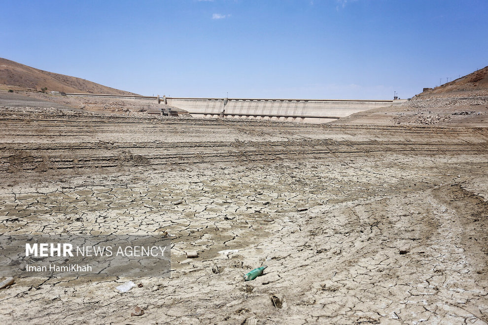 تصاویر/  وضعیت بحرانی سد اکباتان همدان