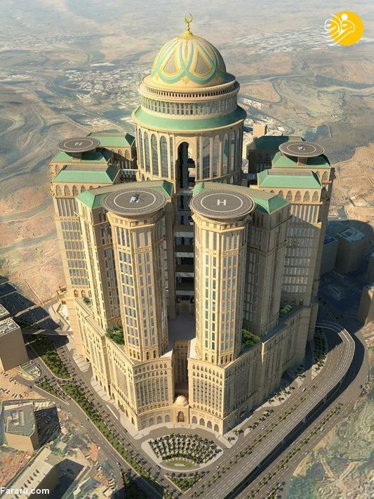 بزرگترین هتل جهان با 10000 اتاق در حال ساخت در عربستان سعودی است