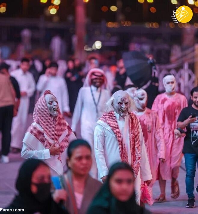 تصاویری از یک مراسم جنجالی در ریاض عربستان